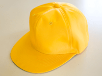 黄色い帽子　野球帽型